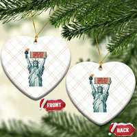 Stand With Minneapolis Ceramic Ornament Statue Of Liberty Torch Justice Support