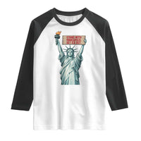 Stand With Minneapolis Raglan Shirt Statue Of Liberty Torch Justice Support
