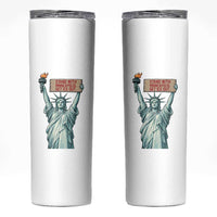 Stand With Minneapolis Skinny Tumbler Statue Of Liberty Torch Justice Support