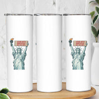 Stand With Minneapolis Skinny Tumbler Statue Of Liberty Torch Justice Support