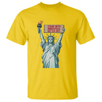 Stand With Minneapolis T Shirt Statue Of Liberty Torch Justice Support