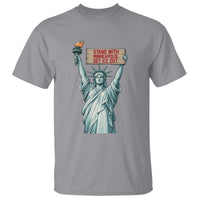 Stand With Minneapolis T Shirt Statue Of Liberty Torch Justice Support