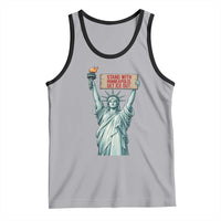 Stand With Minneapolis Tank Top Statue Of Liberty Torch Justice Support