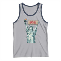 Stand With Minneapolis Tank Top Statue Of Liberty Torch Justice Support