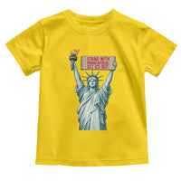 Stand With Minneapolis Toddler T Shirt Statue Of Liberty Torch Justice Support