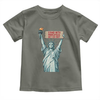 Stand With Minneapolis Toddler T Shirt Statue Of Liberty Torch Justice Support