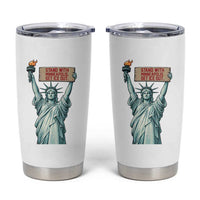 Stand With Minneapolis Tumbler Cup Statue Of Liberty Torch Justice Support