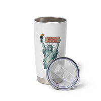 Stand With Minneapolis Tumbler Cup Statue Of Liberty Torch Justice Support