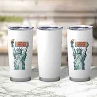 Stand With Minneapolis Tumbler Cup Statue Of Liberty Torch Justice Support