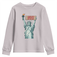 Stand With Minneapolis Youth Sweatshirt Statue Of Liberty Torch Justice Support