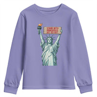 Stand With Minneapolis Youth Sweatshirt Statue Of Liberty Torch Justice Support