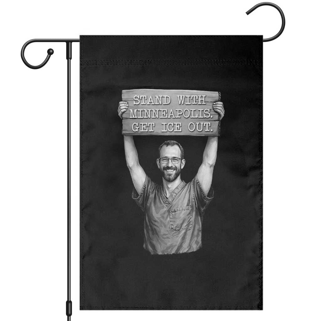 Stand With Minneapolis Garden Flag Alex Pretti Memorial ICU Nurse Support