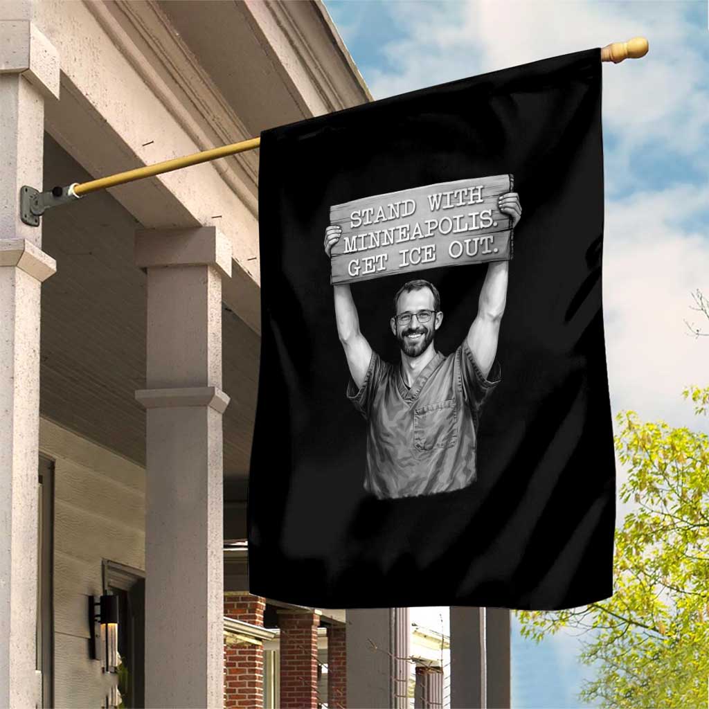 Stand With Minneapolis Garden Flag Alex Pretti Memorial ICU Nurse Support
