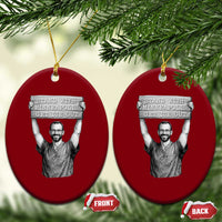 Stand With Minneapolis Ceramic Ornament Alex Pretti Memorial ICU Nurse Support