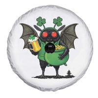 Funny Mothman Spare Tire Cover St Patricks Day Cryptid Gift