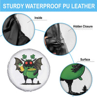 Funny Mothman Spare Tire Cover St Patricks Day Cryptid Gift