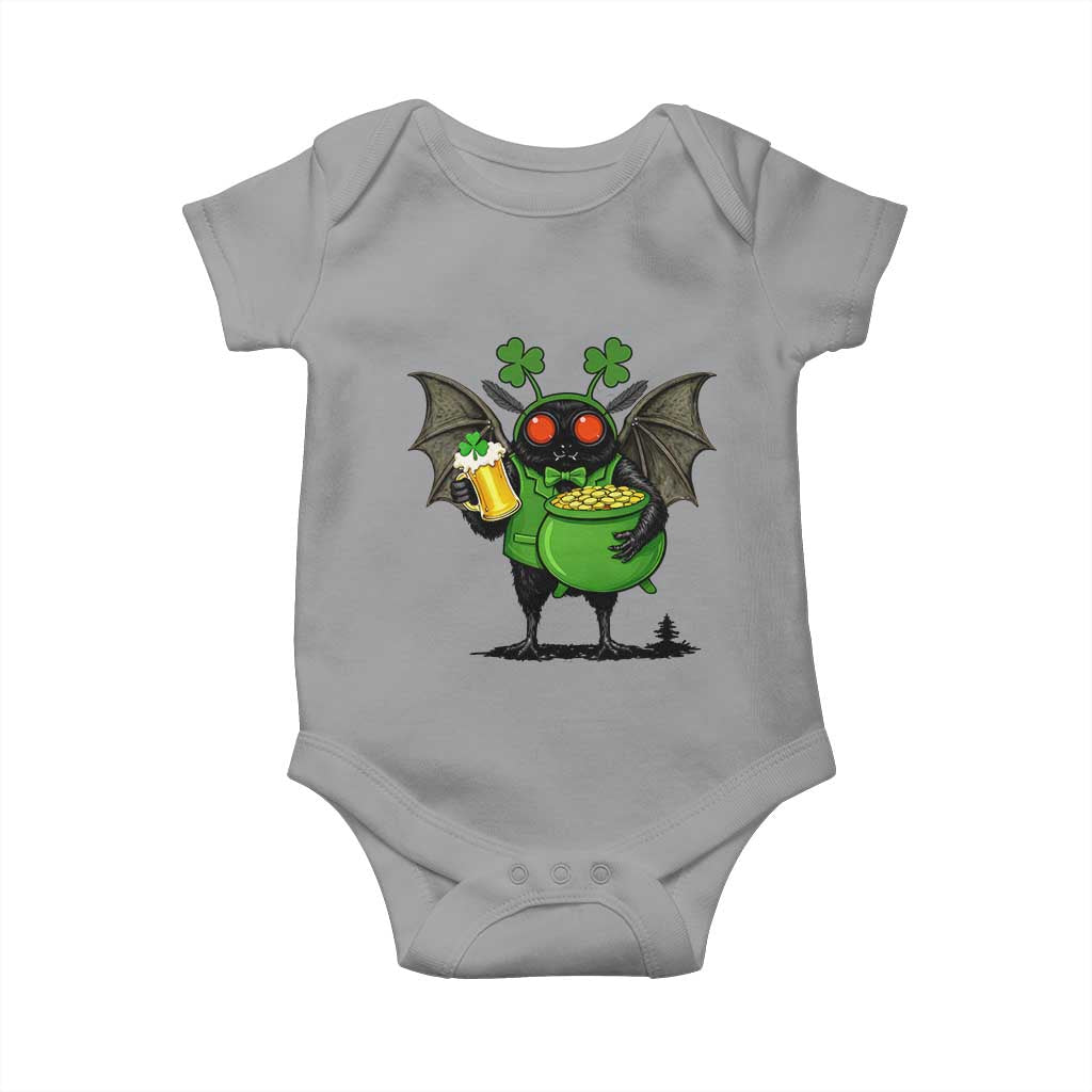 Funny Mothman Baby Onesie St Patricks Day Cryptid Gift