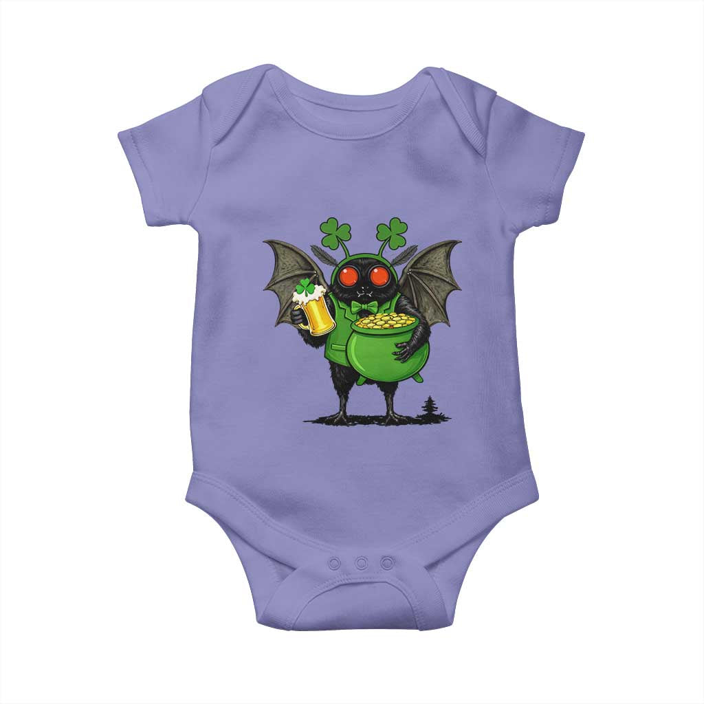 Funny Mothman Baby Onesie St Patricks Day Cryptid Gift