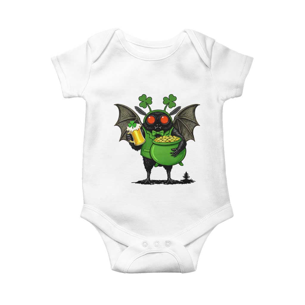 Funny Mothman Baby Onesie St Patricks Day Cryptid Gift