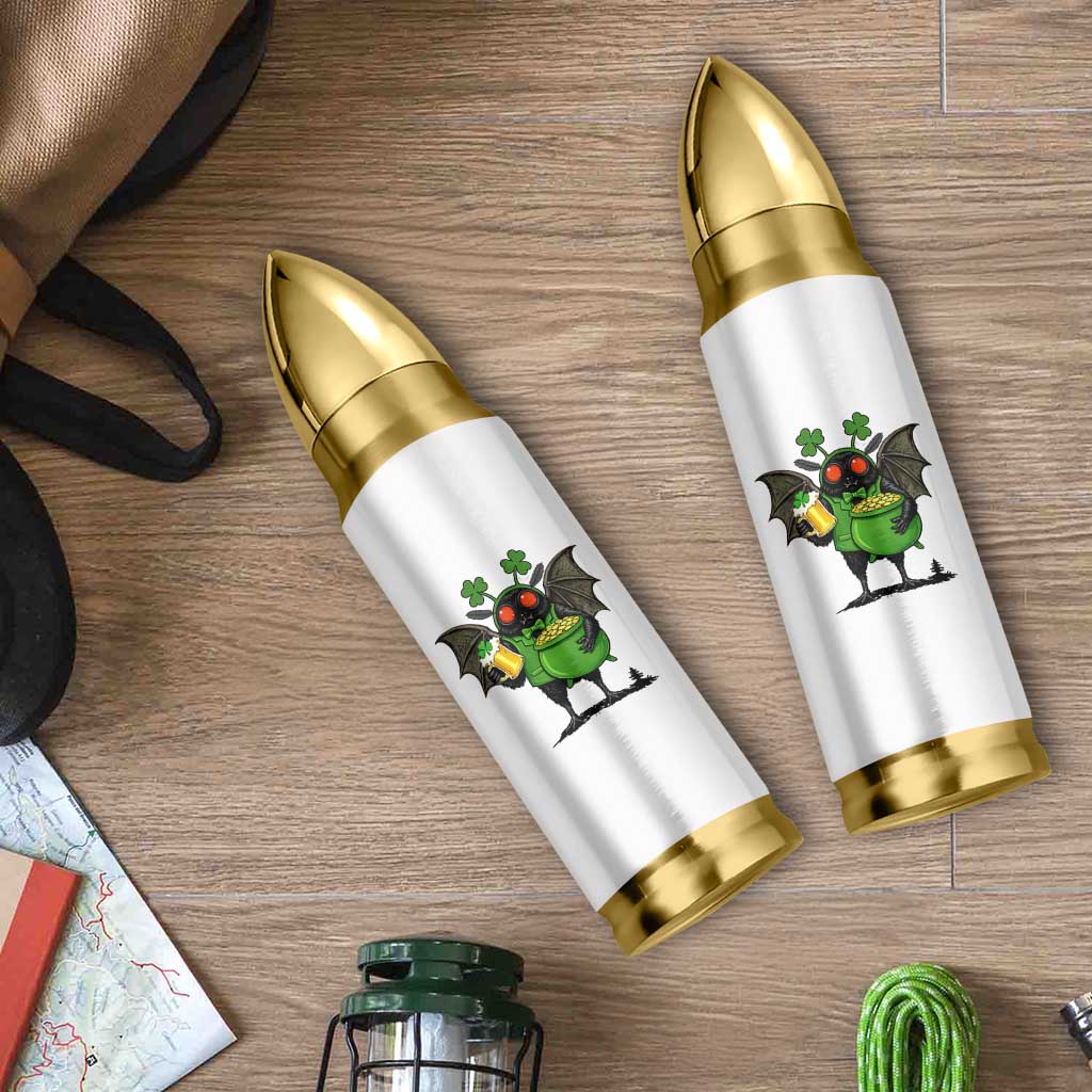 Funny Mothman Bullet Tumbler St Patricks Day Cryptid Gift