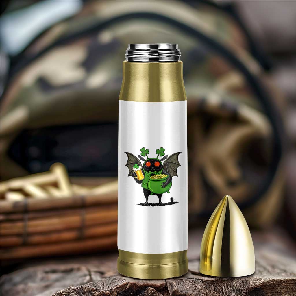 Funny Mothman Bullet Tumbler St Patricks Day Cryptid Gift