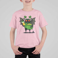 Funny Mothman T Shirt For Kid St Patricks Day Cryptid Gift