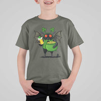 Funny Mothman T Shirt For Kid St Patricks Day Cryptid Gift