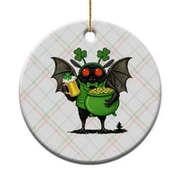 Funny Mothman Ceramic Ornament St Patricks Day Cryptid Gift