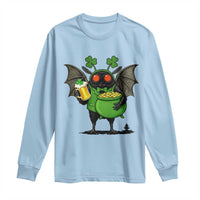 Funny Mothman Long Sleeve Shirt St Patricks Day Cryptid Gift