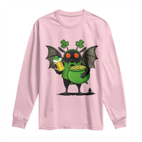 Funny Mothman Long Sleeve Shirt St Patricks Day Cryptid Gift