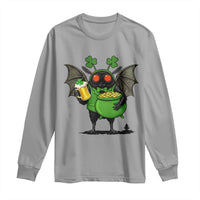 Funny Mothman Long Sleeve Shirt St Patricks Day Cryptid Gift
