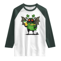 Funny Mothman Raglan Shirt St Patricks Day Cryptid Gift