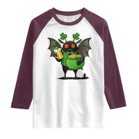 Funny Mothman Raglan Shirt St Patricks Day Cryptid Gift