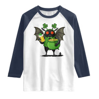 Funny Mothman Raglan Shirt St Patricks Day Cryptid Gift