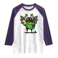 Funny Mothman Raglan Shirt St Patricks Day Cryptid Gift