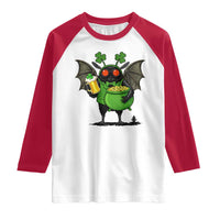 Funny Mothman Raglan Shirt St Patricks Day Cryptid Gift