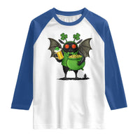 Funny Mothman Raglan Shirt St Patricks Day Cryptid Gift