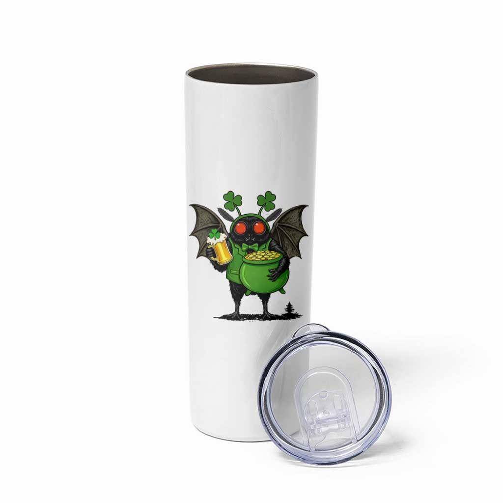 Funny Mothman Skinny Tumbler St Patricks Day Cryptid Gift