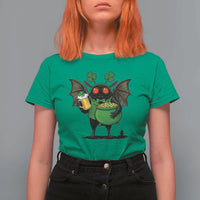 Funny Mothman T Shirt For Women St Patricks Day Cryptid Gift