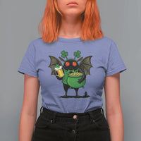 Funny Mothman T Shirt For Women St Patricks Day Cryptid Gift