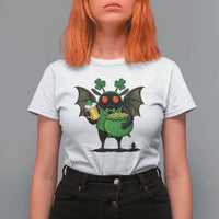 Funny Mothman T Shirt For Women St Patricks Day Cryptid Gift