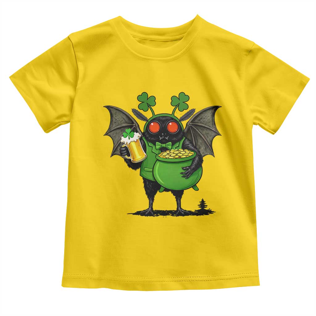 Funny Mothman Toddler T Shirt St Patricks Day Cryptid Gift