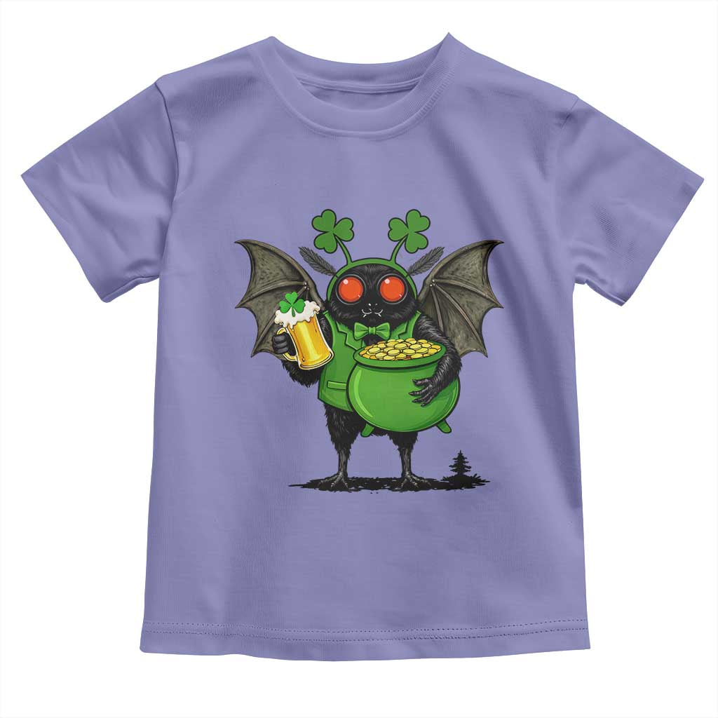 Funny Mothman Toddler T Shirt St Patricks Day Cryptid Gift