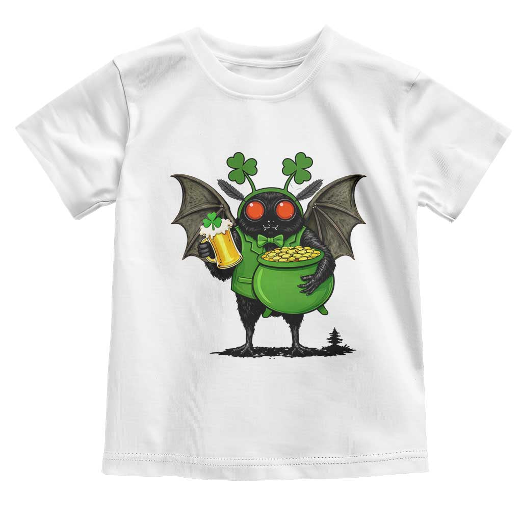 Funny Mothman Toddler T Shirt St Patricks Day Cryptid Gift