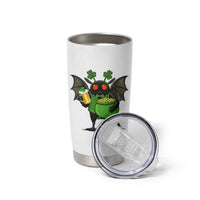 Funny Mothman Tumbler Cup St Patricks Day Cryptid Gift