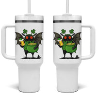 Funny Mothman Tumbler With Handle St Patricks Day Cryptid Gift