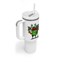 Funny Mothman Tumbler With Handle St Patricks Day Cryptid Gift