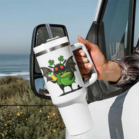 Funny Mothman Tumbler With Handle St Patricks Day Cryptid Gift