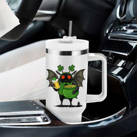 Funny Mothman Tumbler With Handle St Patricks Day Cryptid Gift