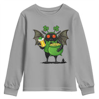 Funny Mothman Youth Sweatshirt St Patricks Day Cryptid Gift